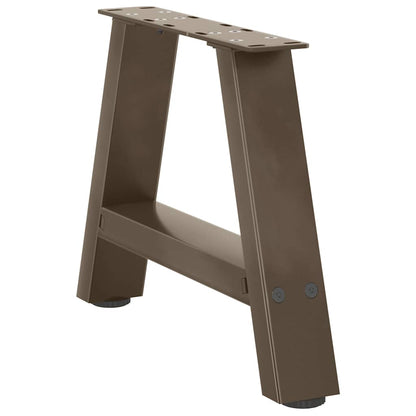 Coffee Table Legs A-Shaped 2 pcs 30x(30-31) cm Steel