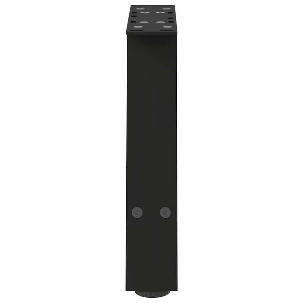 Coffee Table Legs A-Shaped 2 pcs Black 50x(30-31) cm Steel