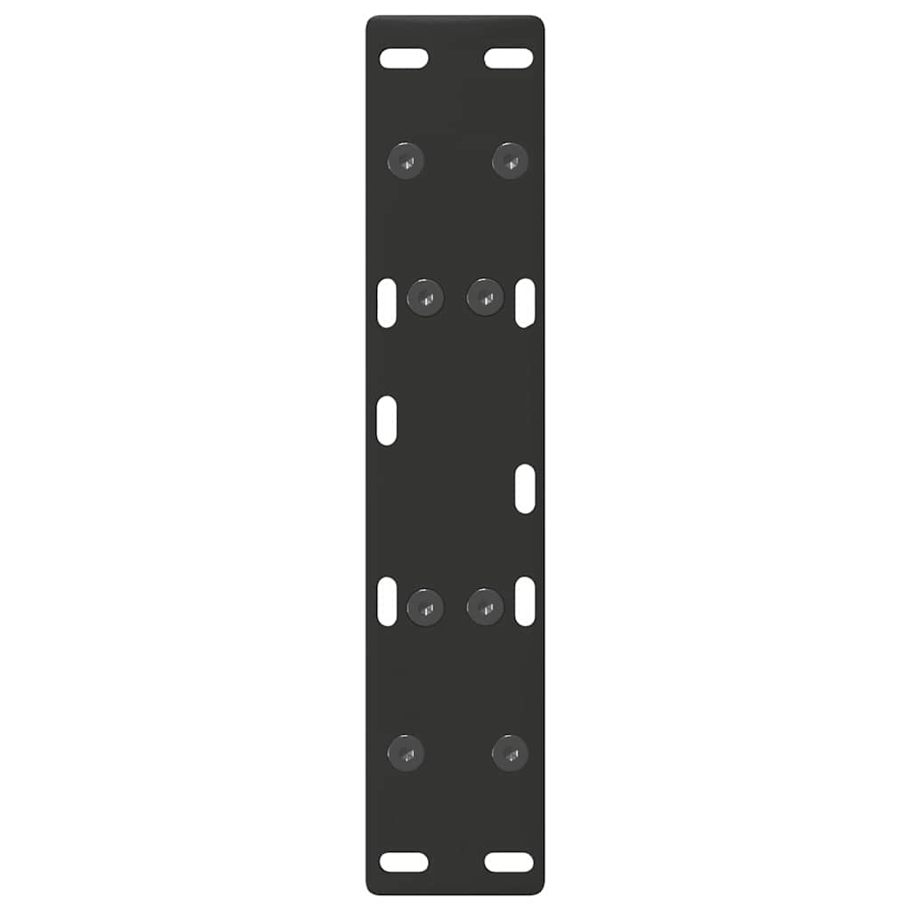 Coffee Table Legs A-Shaped 2 pcs Black 50x(30-31) cm Steel