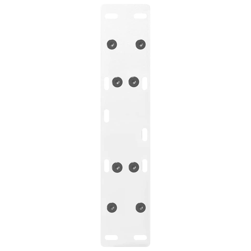 Coffee Table Legs A-Shaped 2 pcs White 50x(30-31) cm Steel