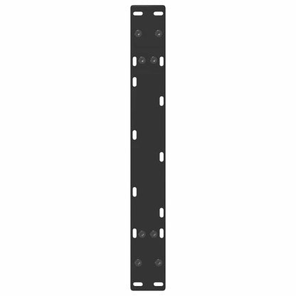 Coffee Table Legs A-Shaped 2 pcs Black 60x(30-31) cm Steel