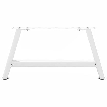 Coffee Table Legs A-Shaped 2 pcs White 60x(30-31) cm Steel