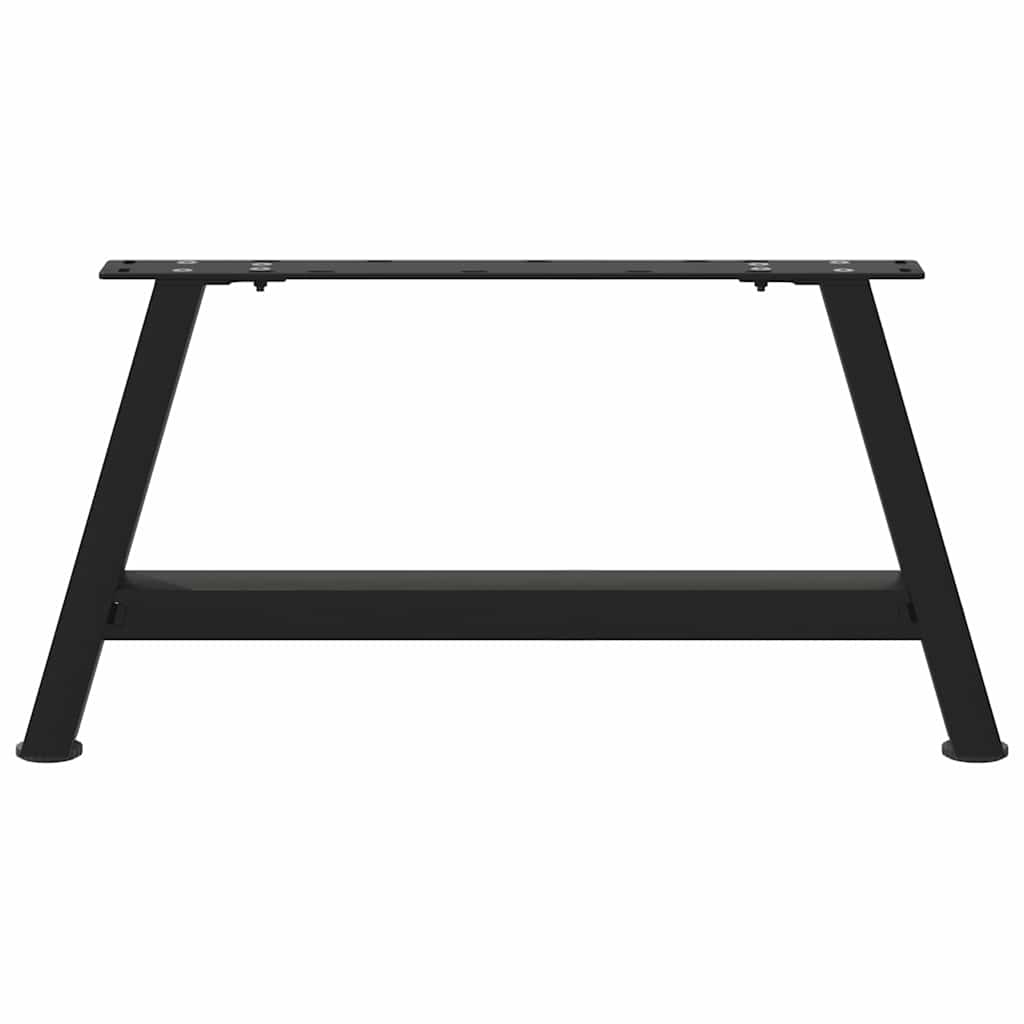 Coffee Table Legs A-Shaped 2 pcs Black 70x(30-31) cm Steel