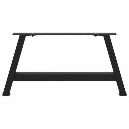 Coffee Table Legs A-Shaped 2 pcs Black 70x(30-31) cm Steel