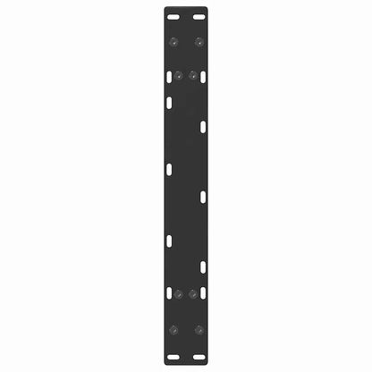 Coffee Table Legs A-Shaped 2 pcs Black 70x(30-31) cm Steel