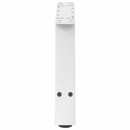 Coffee Table Legs A-Shaped 2 pcs White 70x(30-31) cm Steel