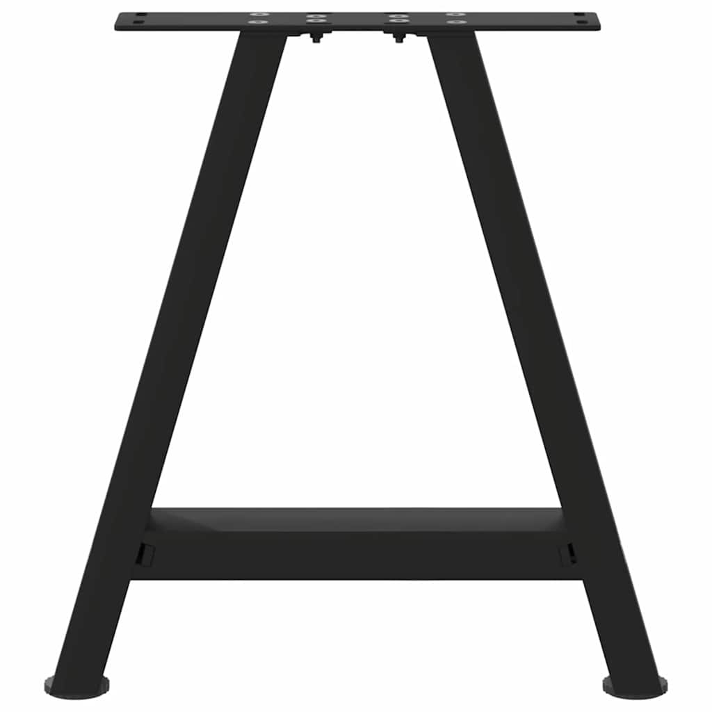 Coffee Table Legs A-Shaped 2 pcs Black 38x(42-43) cm Steel