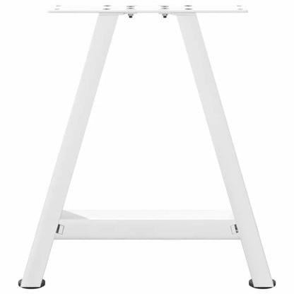 Coffee Table Legs A-Shaped 2 pcs White 38x(42-43) cm Steel