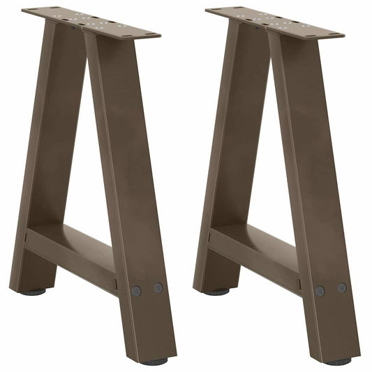 Coffee Table Legs A-Shaped 2 pcs 38x(42-43) cm Steel