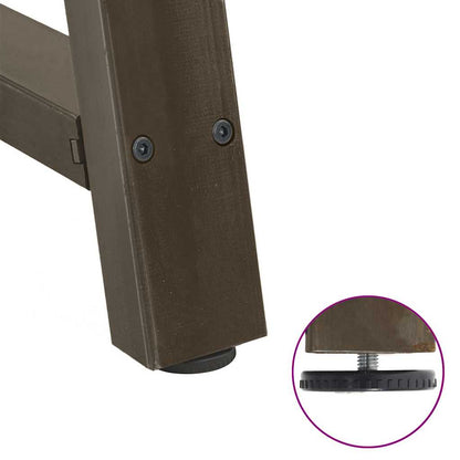 Coffee Table Legs A-Shaped 2 pcs 38x(42-43) cm Steel