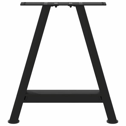 Coffee Table Legs A-Shaped 2 pcs Black 50x(42-43) cm Steel