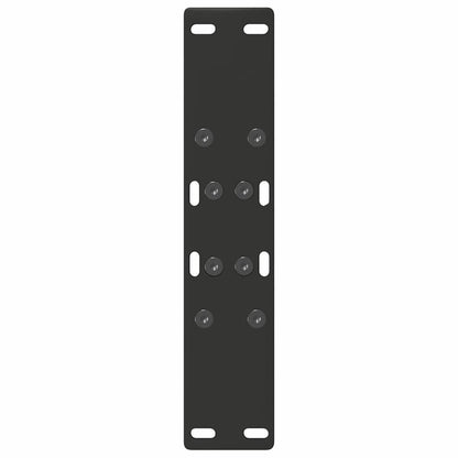Coffee Table Legs A-Shaped 2 pcs Black 50x(42-43) cm Steel