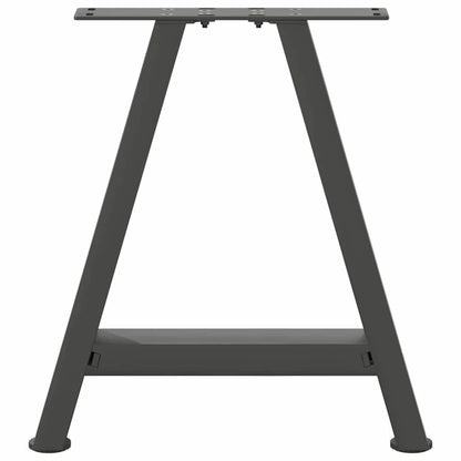 Coffee Table Legs A-Shaped 2 pcs Anthracite 50x(42-43) cm Steel