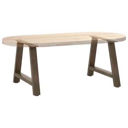 Coffee Table Legs A-Shaped 2 pcs 60x(42-43) cm Steel