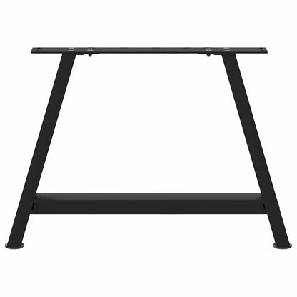 Coffee Table Legs A-Shaped 2 pcs Black 70x(42-43) cm Steel