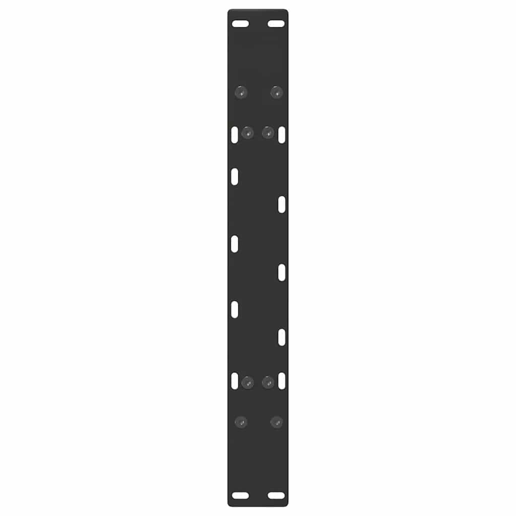 Coffee Table Legs A-Shaped 2 pcs Black 70x(42-43) cm Steel
