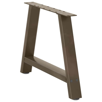 Coffee Table Legs A-Shaped 2 pcs 70x(42-43) cm Steel