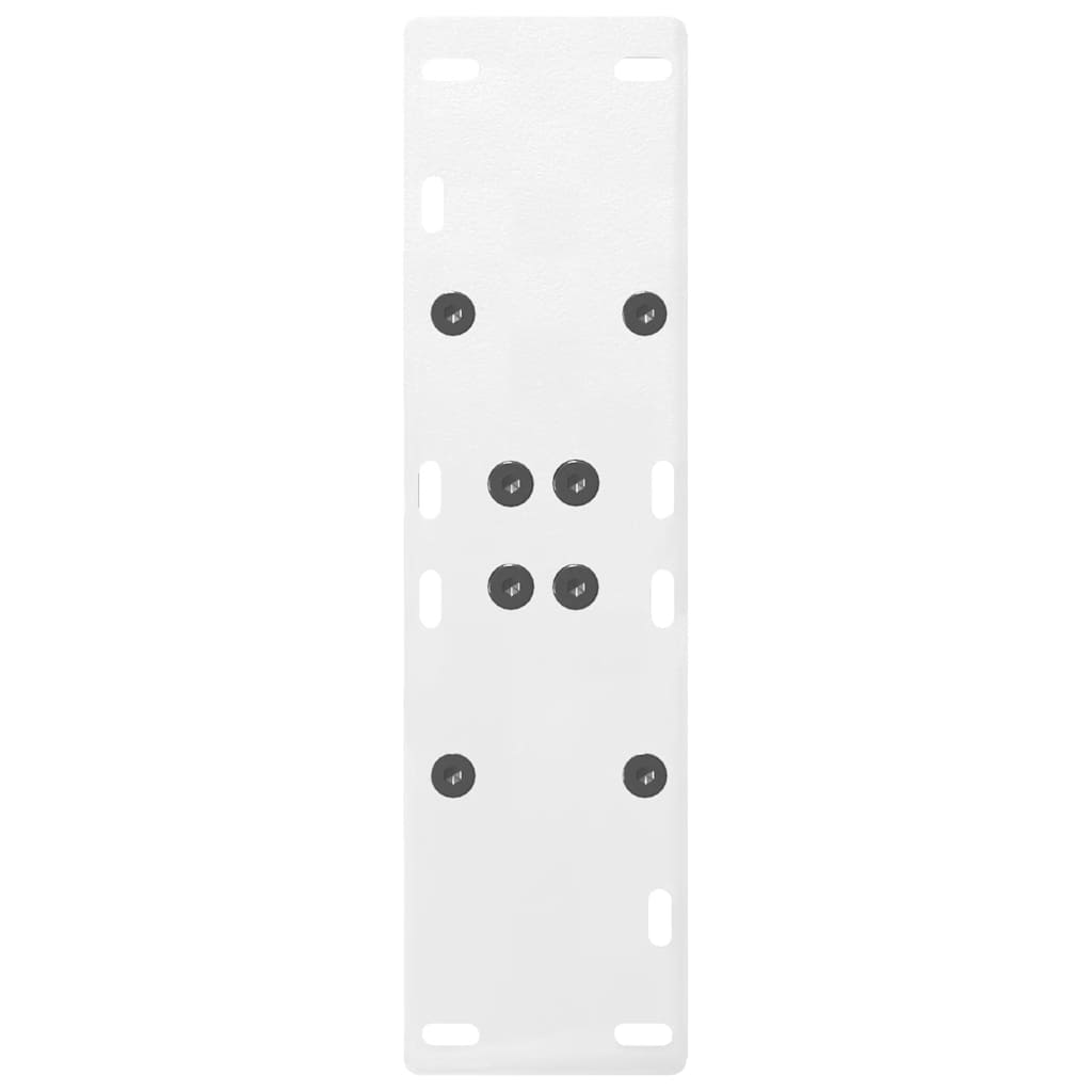 Dining Table Legs A-Shaped 2 pcs White 50x(72-73) cm Steel