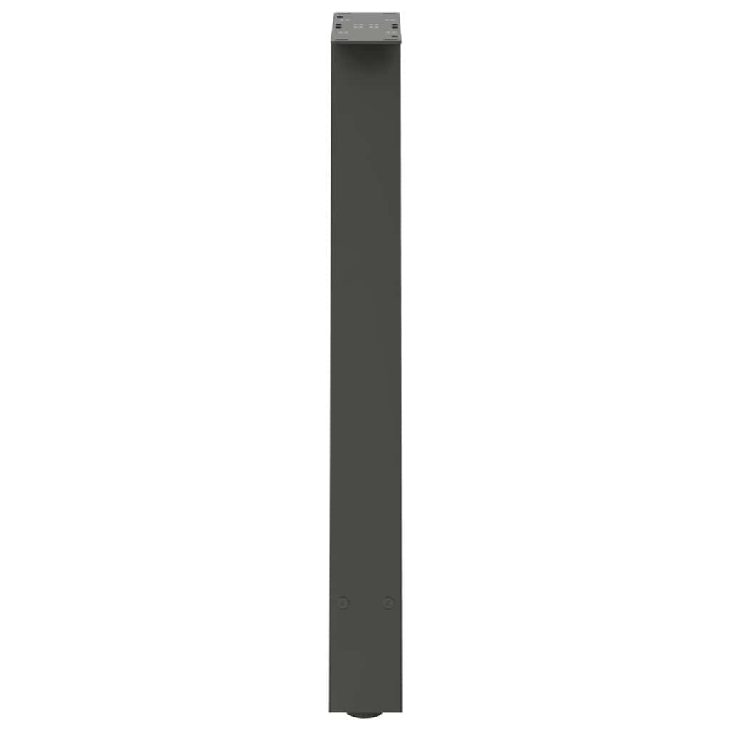 Dining Table Legs A-Shaped 2 pcs Anthracite 50x(72-73) cm Steel