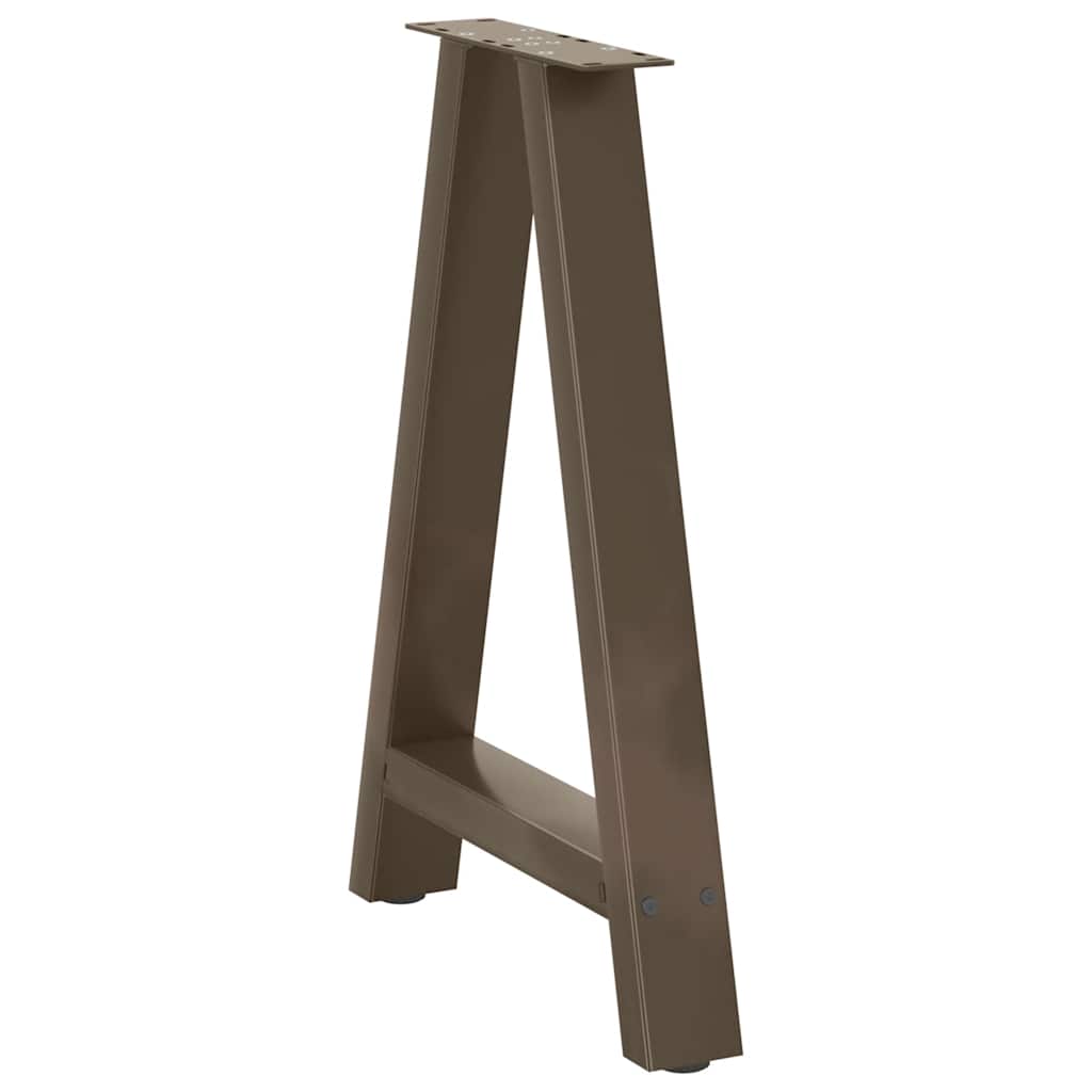 Dining Table Legs A-Shaped 2 pcs 50x(72-73) cm Steel