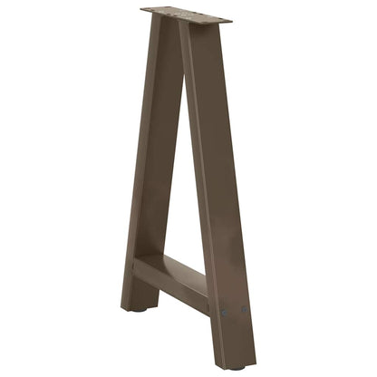 Dining Table Legs A-Shaped 2 pcs 50x(72-73) cm Steel