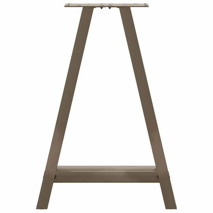 Dining Table Legs A-Shaped 2 pcs 50x(72-73) cm Steel