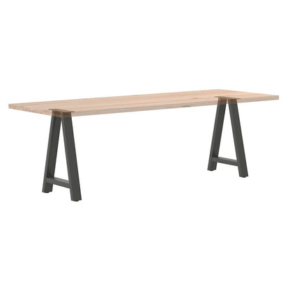 Dining Table Legs A-Shaped 2 pcs Anthracite 60x(72-73) cm Steel