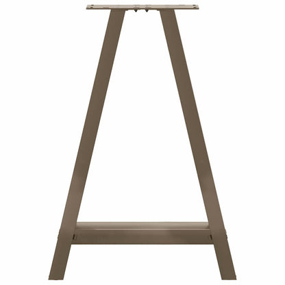 Dining Table Legs A-Shaped 2 pcs 60x(72-73) cm Steel
