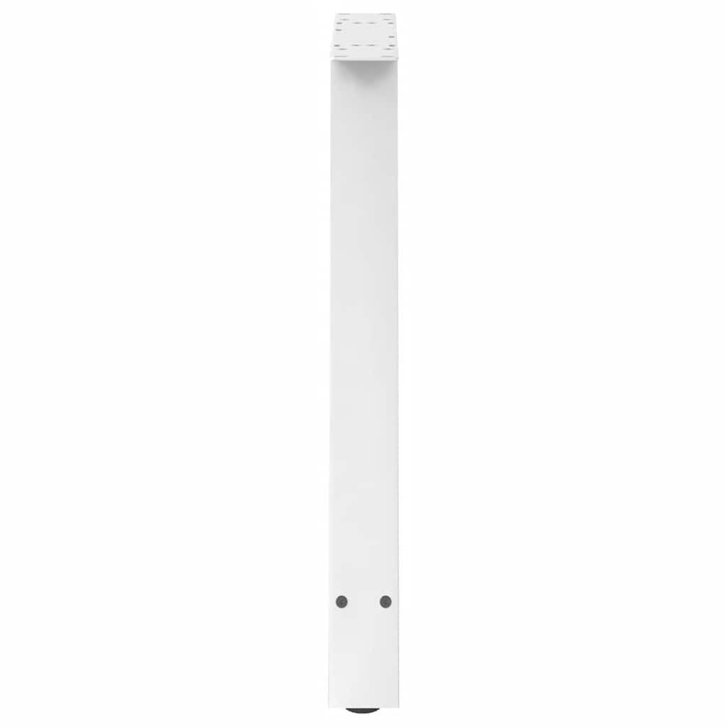 Dining Table Legs A-Shaped 2 pcs White 70x(72-73) cm Steel