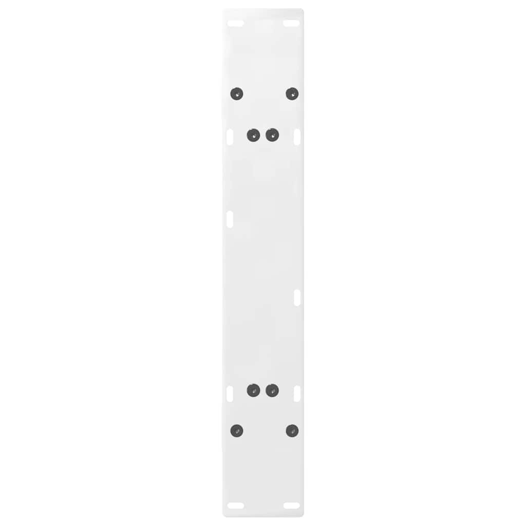 Dining Table Legs A-Shaped 2 pcs White 70x(72-73) cm Steel