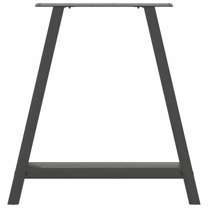 Dining Table Legs A-Shaped 2 pcs Anthracite 70x(72-73) cm Steel
