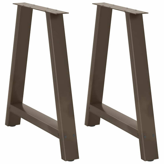 Dining Table Legs A-Shaped 2 pcs 70x(72-73) cm Steel
