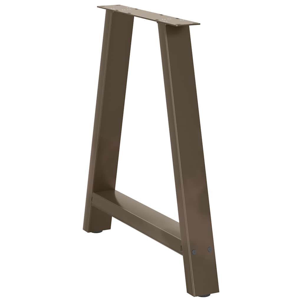 Dining Table Legs A-Shaped 2 pcs 70x(72-73) cm Steel