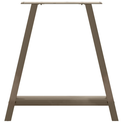 Dining Table Legs A-Shaped 2 pcs 70x(72-73) cm Steel