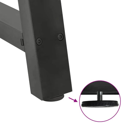 Dining Table Legs A-Shaped 2 pcs Anthracite 80x(72-73) cm Steel