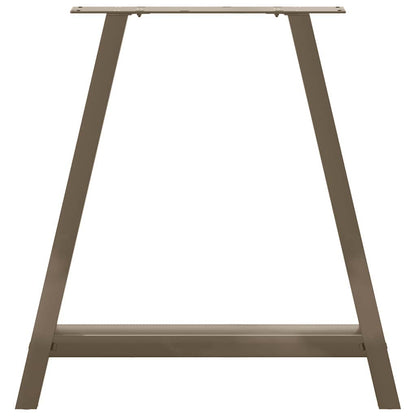 Dining Table Legs A-Shaped 2 pcs 80x(72-73) cm Steel