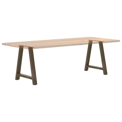 Dining Table Legs A-Shaped 2 pcs 80x(72-73) cm Steel