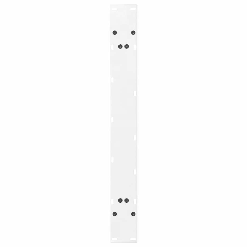 Dining Table Legs A-Shaped 2 pcs White 90x(72-73) cm Steel