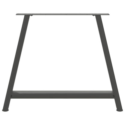 Dining Table Legs A-Shaped 2 pcs Anthracite 90x(72-73) cm Steel