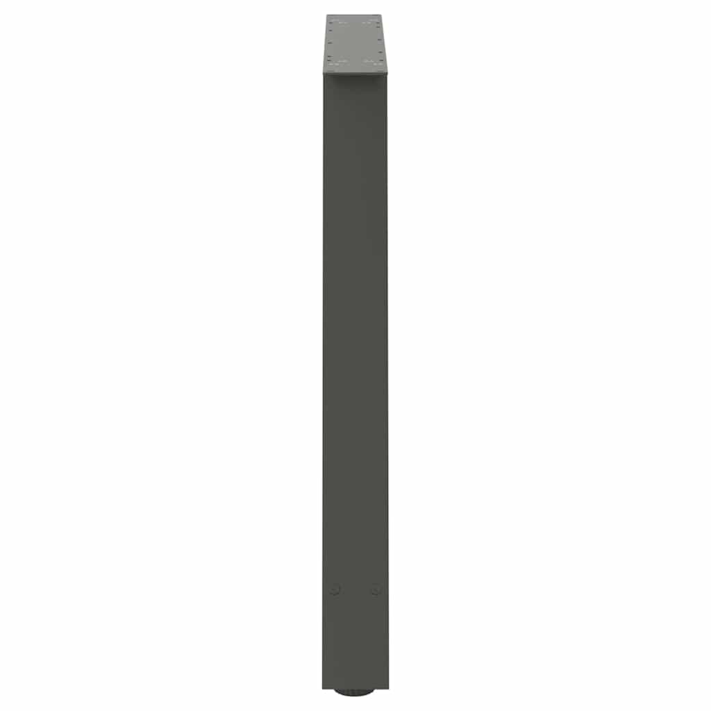 Dining Table Legs A-Shaped 2 pcs Anthracite 90x(72-73) cm Steel