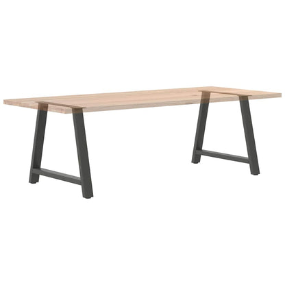 Dining Table Legs A-Shaped 2 pcs Anthracite 90x(72-73) cm Steel