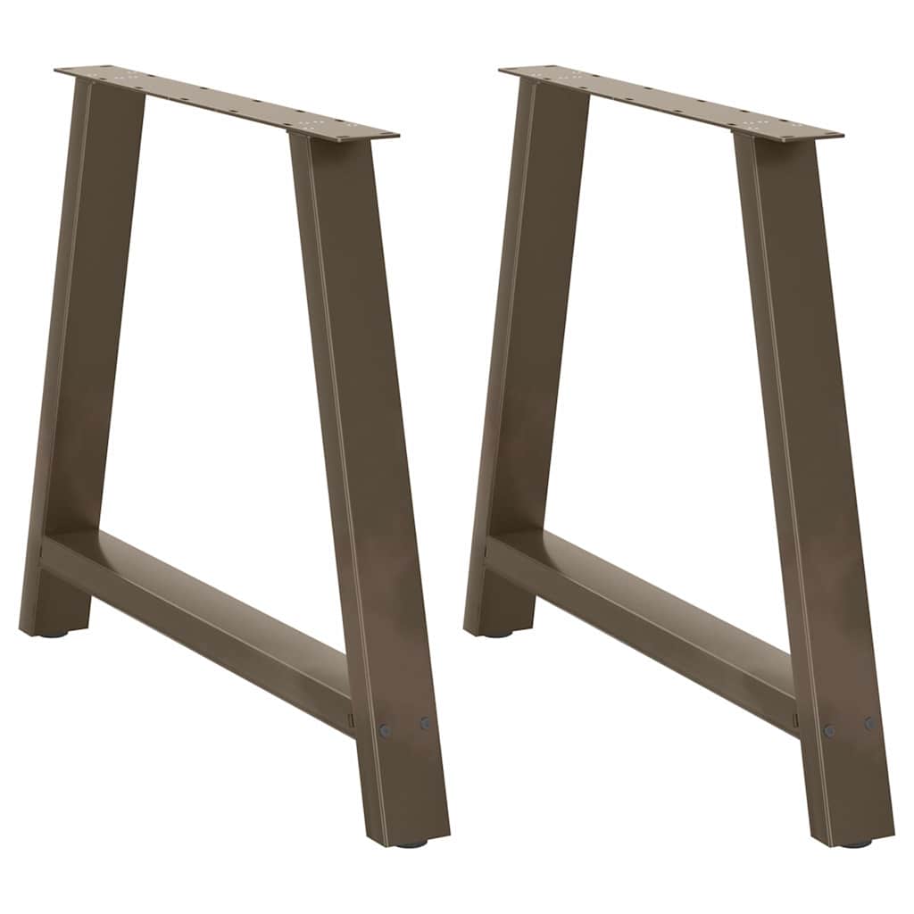 Dining Table Legs A-Shaped 2 pcs 90x(72-73) cm Steel
