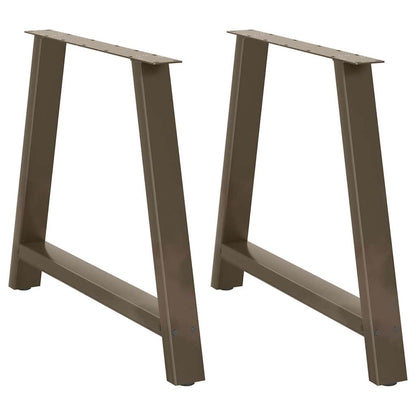 Dining Table Legs A-Shaped 2 pcs 90x(72-73) cm Steel