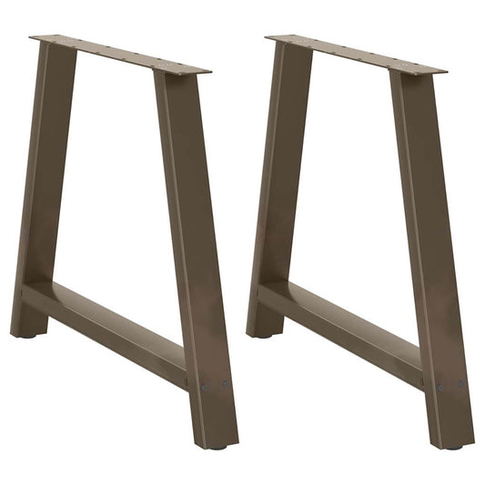 Dining Table Legs A-Shaped 2 pcs 90x(72-73) cm Steel