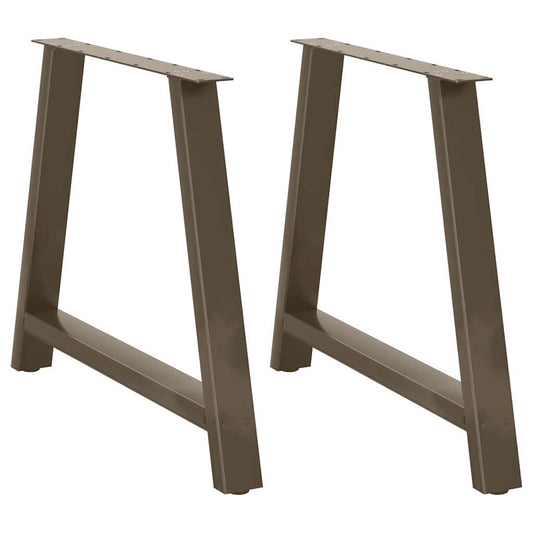 Dining Table Legs A-Shaped 2 pcs 100x(72-73) cm Steel