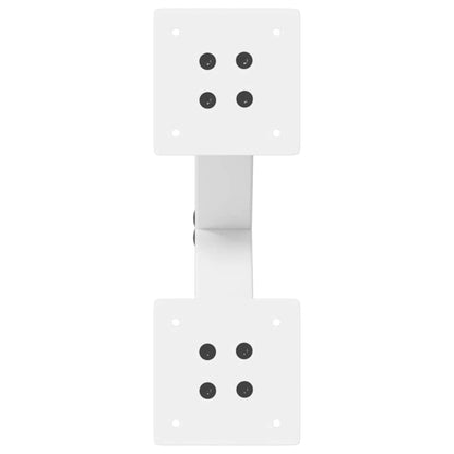 Coffee Table Legs X-Shaped 2 pcs White 37x(30-31) cm Steel