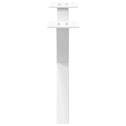 Coffee Table Legs X-Shaped 2 pcs White 50x(30-31) cm Steel