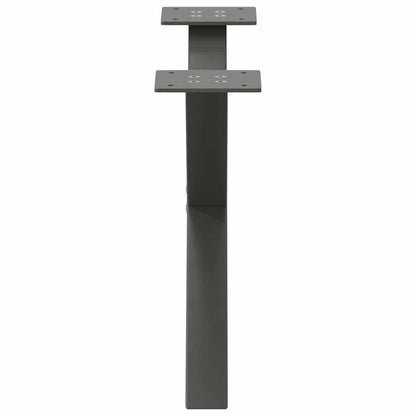 Coffee Table Legs X-Shaped 2 pcs Anthracite 50x(30-31) cm Steel