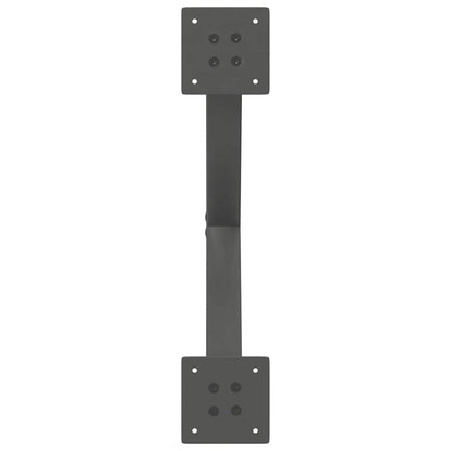 Coffee Table Legs X-Shaped 2 pcs Anthracite 50x(30-31) cm Steel