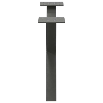Coffee Table Legs X-Shaped 2 pcs Anthracite 60x(30-31) cm Steel